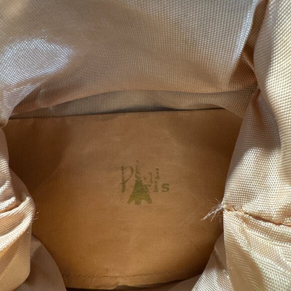 Pegi Paris 1940s black Satin handbag/Evening Bag - Picture 5 of 5